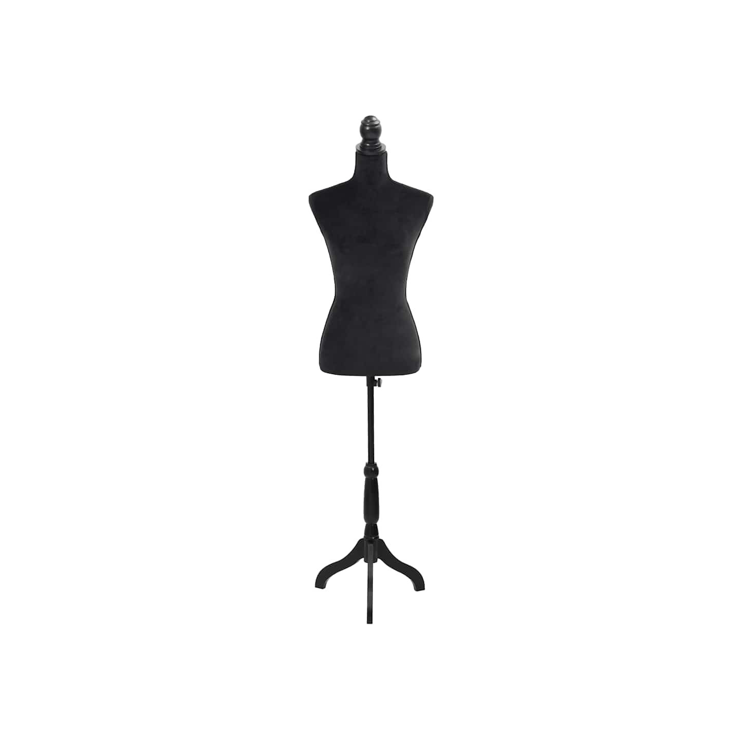 Buste de couture Mannequin de Femme Noir