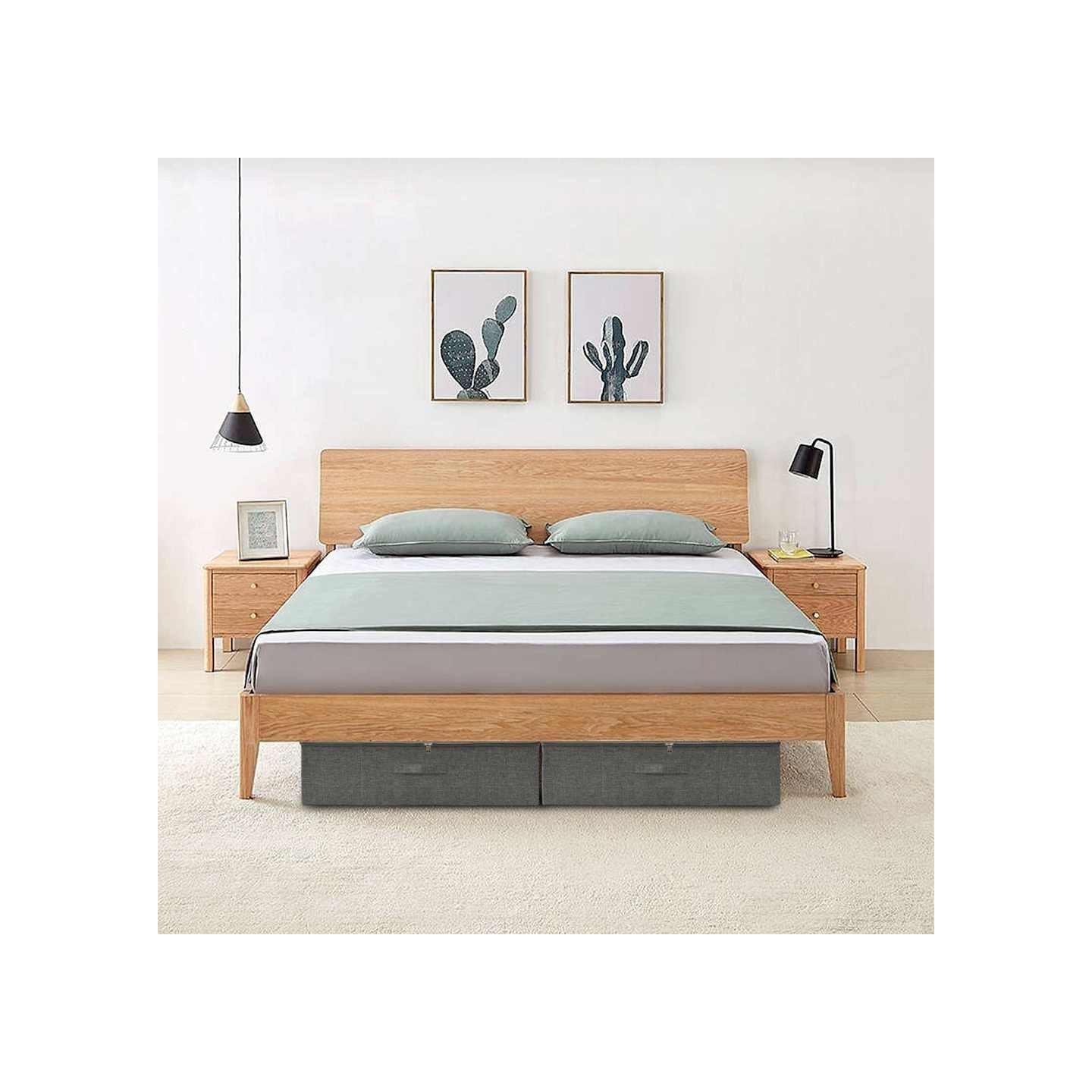 Boîte de rangement Tissu 70x40x18 cm Anthracite