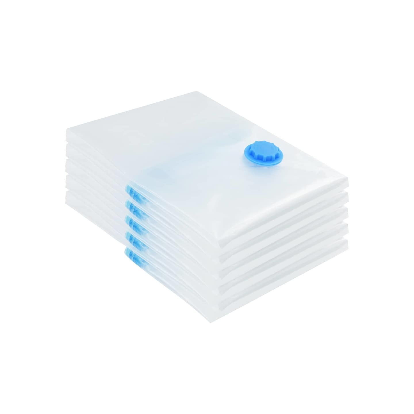 Sacs de rangement 5 pc Transparent et Bleu 60 x 40 cm