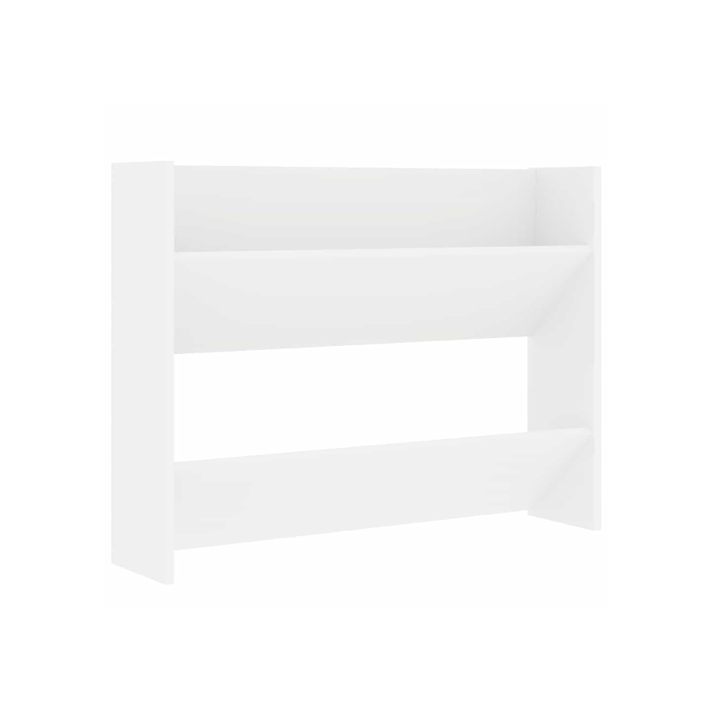 Armoire à chaussures murale Blanc 80x18x60 cm Aggloméré