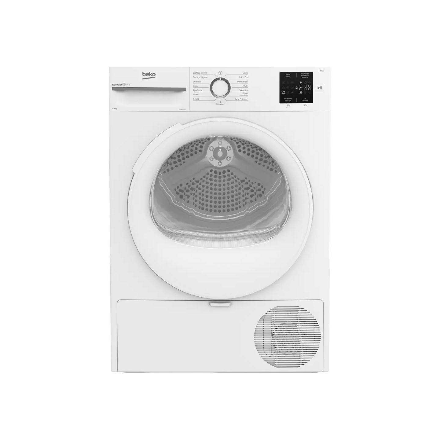 Sèche-linge pompe à chaleur Beko D3H18D01W 8 kg | Nimestore