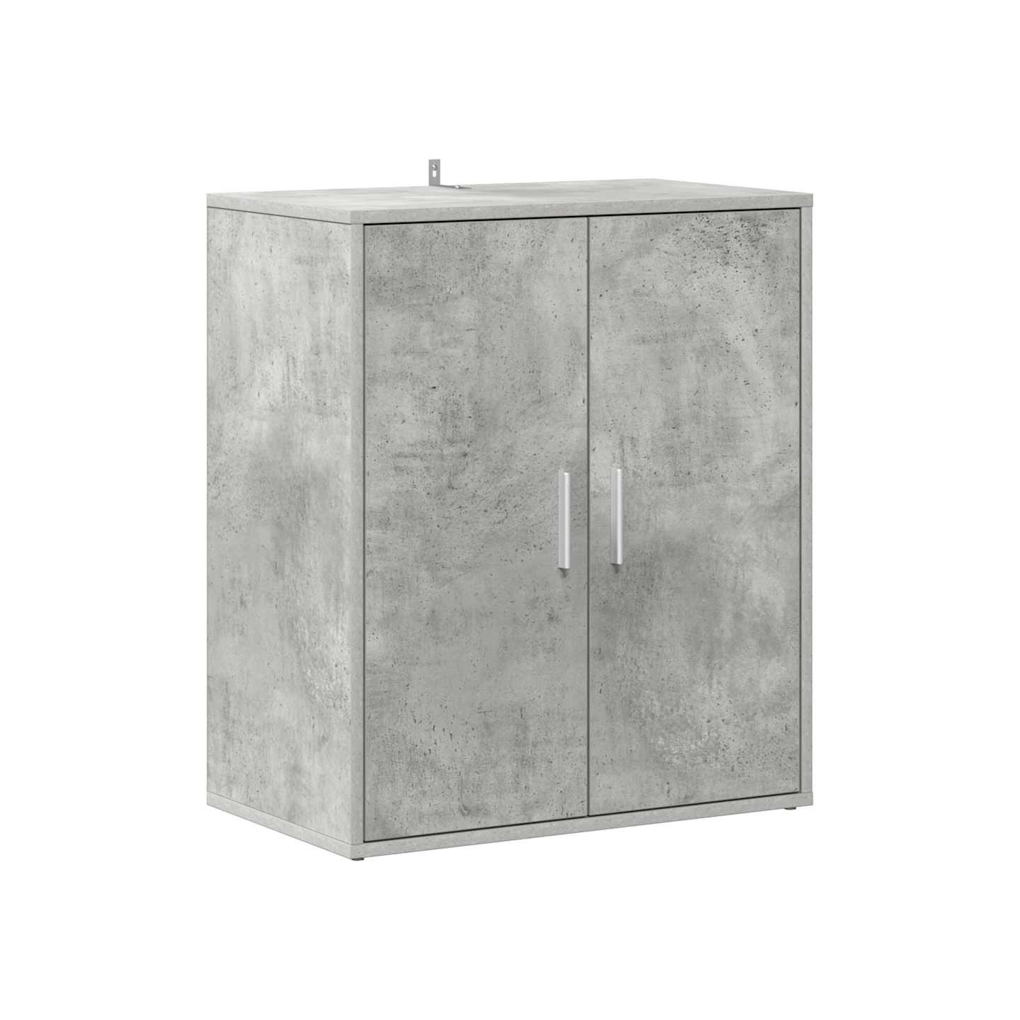 Armoire à chaussures Gris béton 60x35x70 cm Bois d’ingénierie