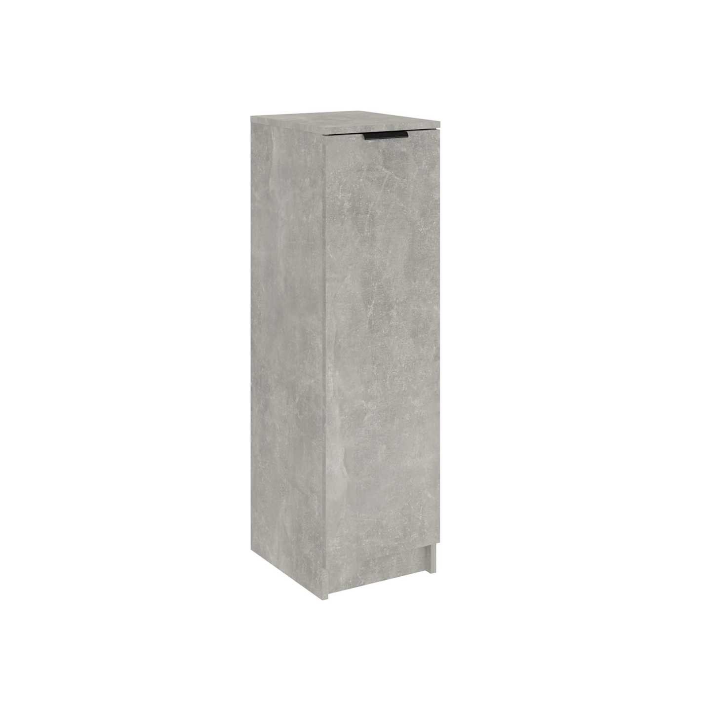 Armoire à chaussures Gris béton 30x35x100 cm Bois d'ingénierie