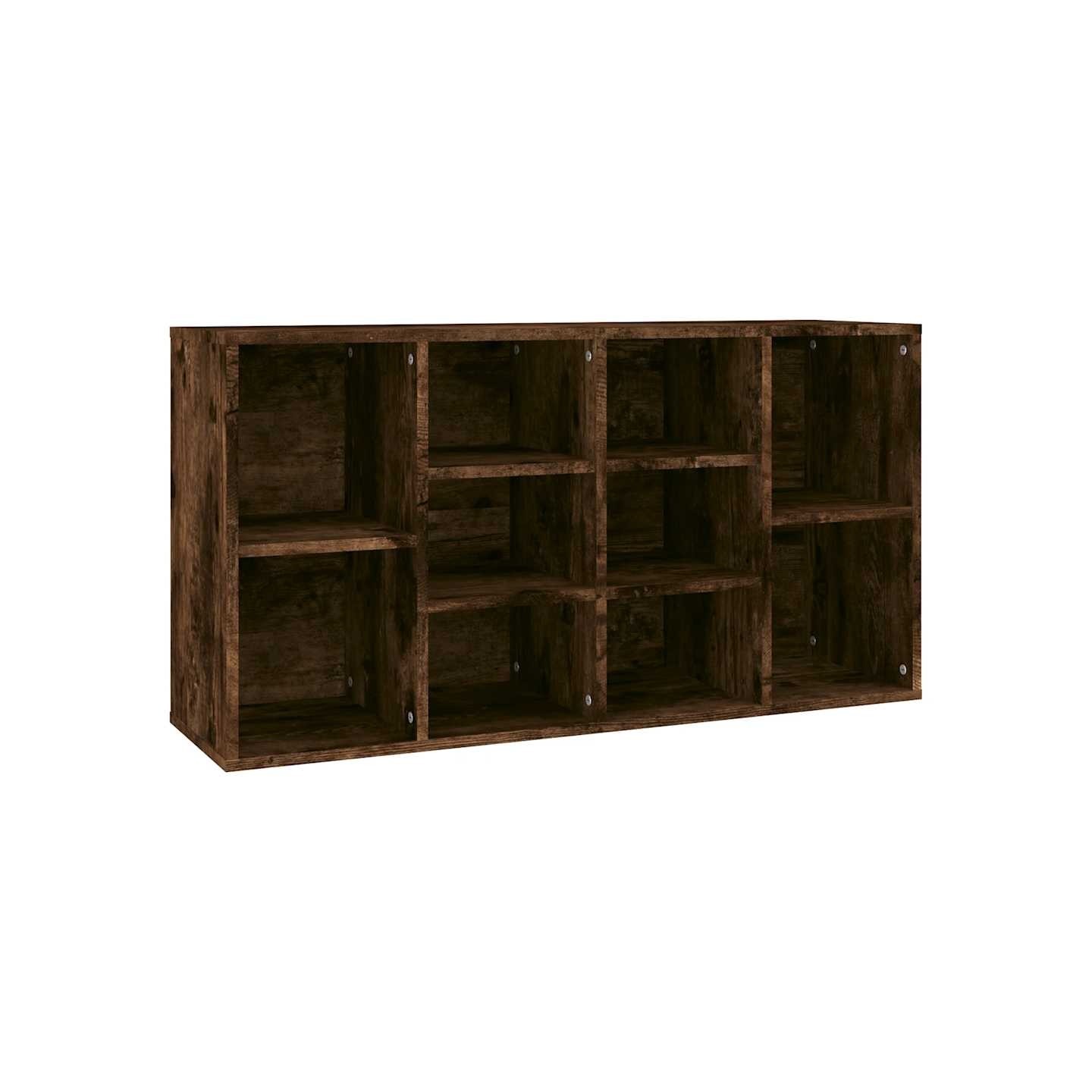 Banc à chaussures Chêne fumé 103x30x55 cm Bois d'ingénierie