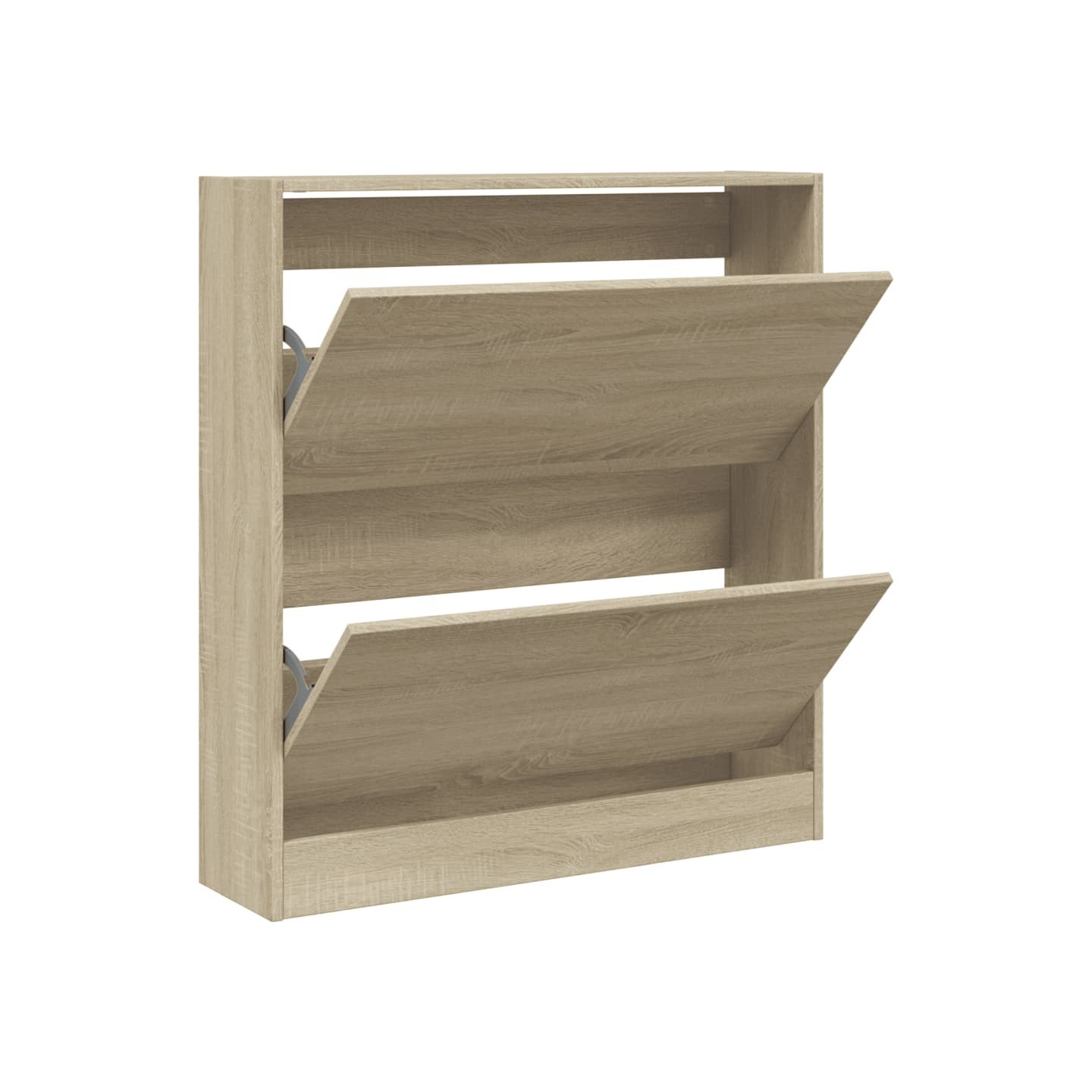 Armoire à chaussures chêne sonoma 80x21x87,5 cm bois ingénierie