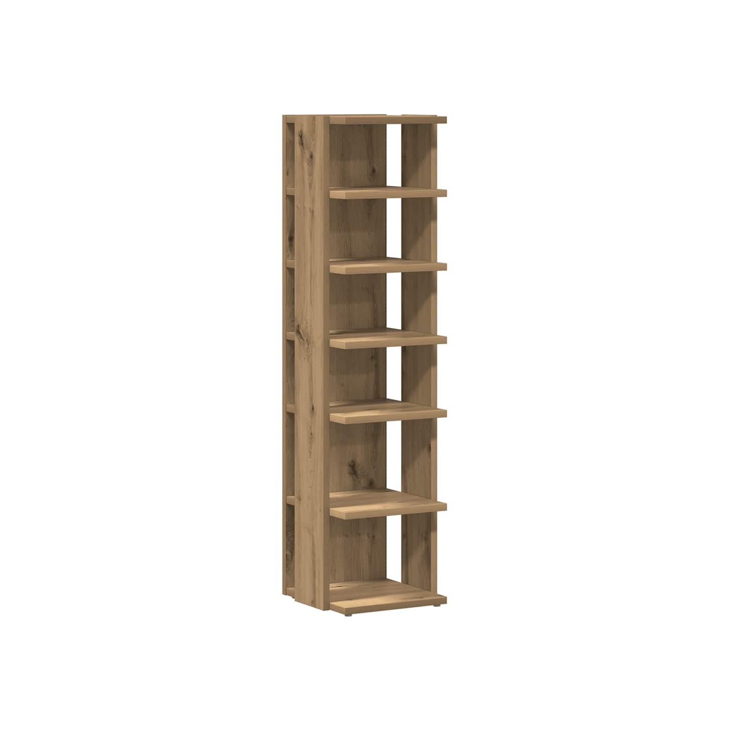 Armoire à chaussures chêne artisanal bois d'ingénierie