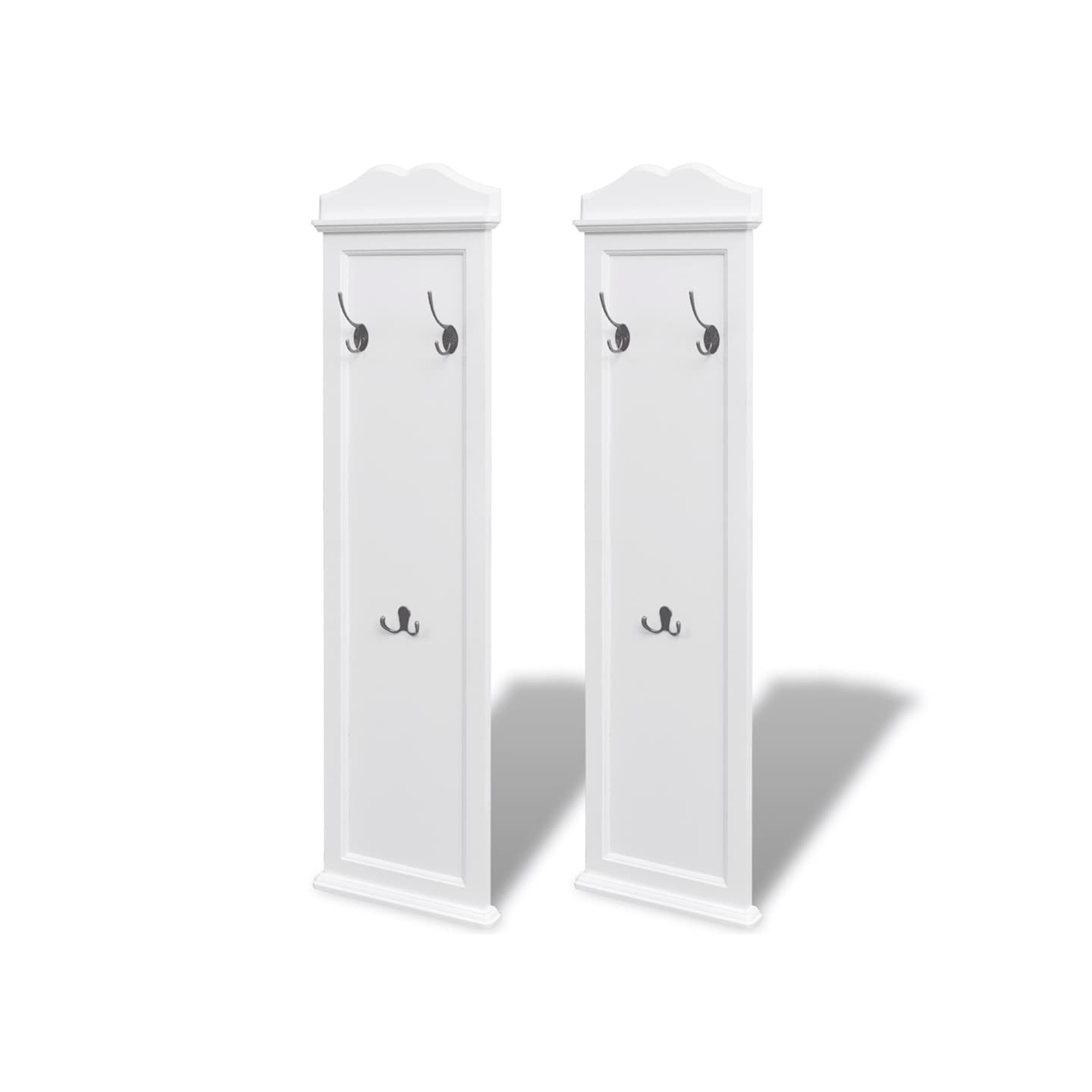 Portemanteaux 2 pcs Blanc