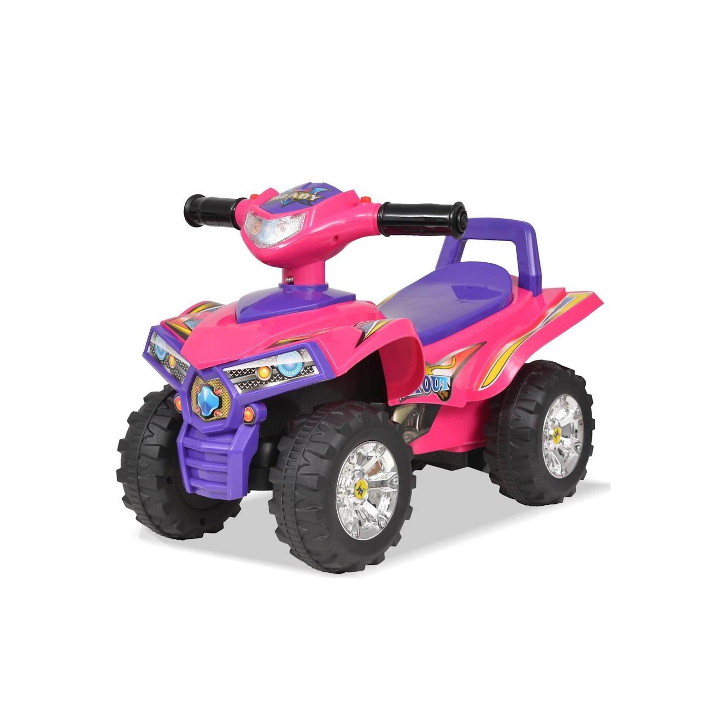 VTT pour enfants avec son et lumière Rose et violet