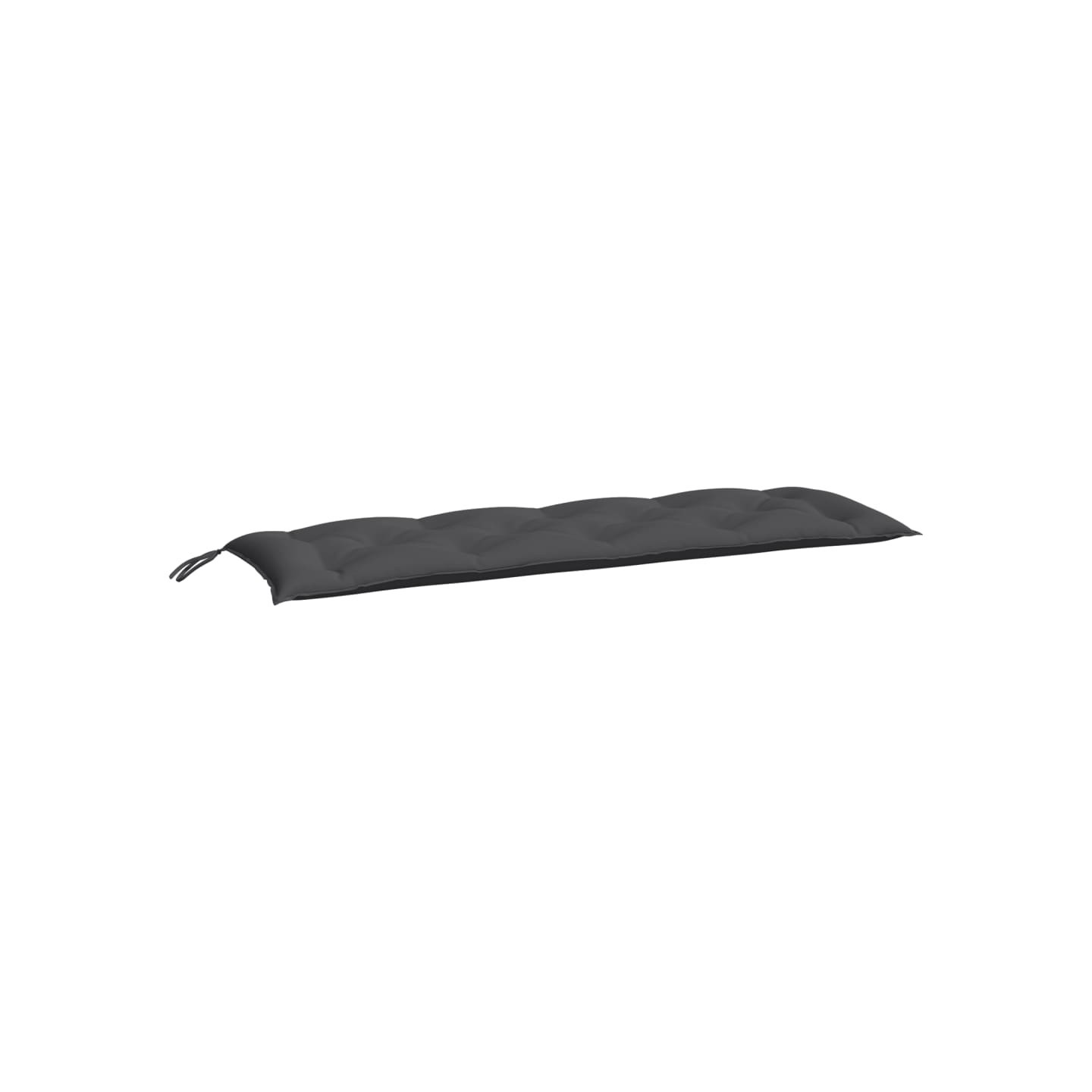 Coussin de banc de jardin anthracite 150x50x7 cm tissu oxford