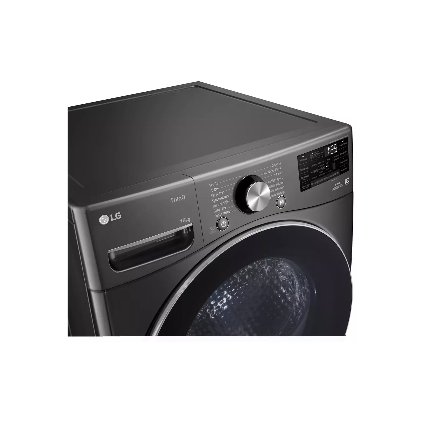Sèche-linge pompe à chaleur LG RH8P12BS 18 kg Wi-Fi | Nimestore