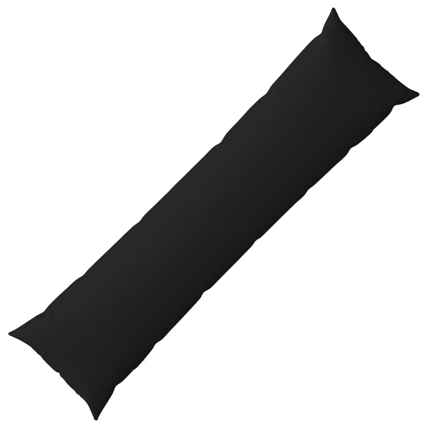Coussin avec oreiller HEERLEN Noir 40 x 145 cm Tissu