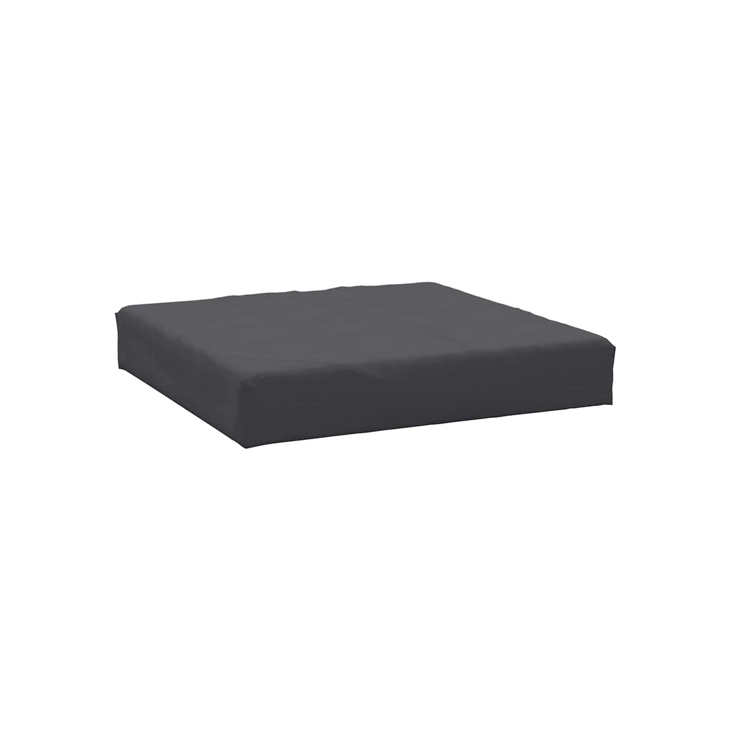 Coussin de palette anthracite 60x60x9,5 cm tissu oxford