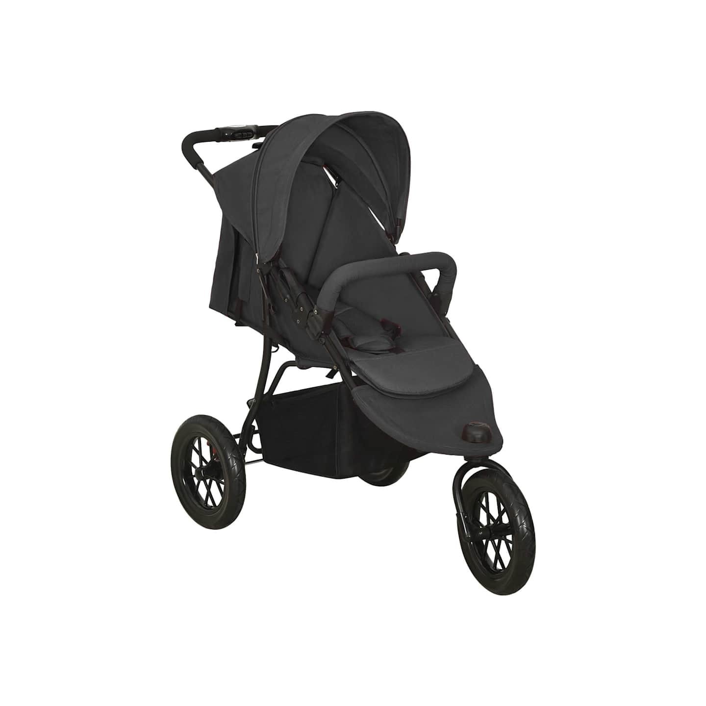 Poussette pour bébé Anthracite Acier