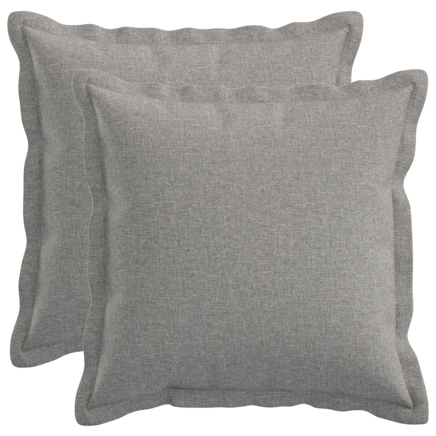 Coussin HOUTEN 2 pièces Gris nuage Lin synthétique
