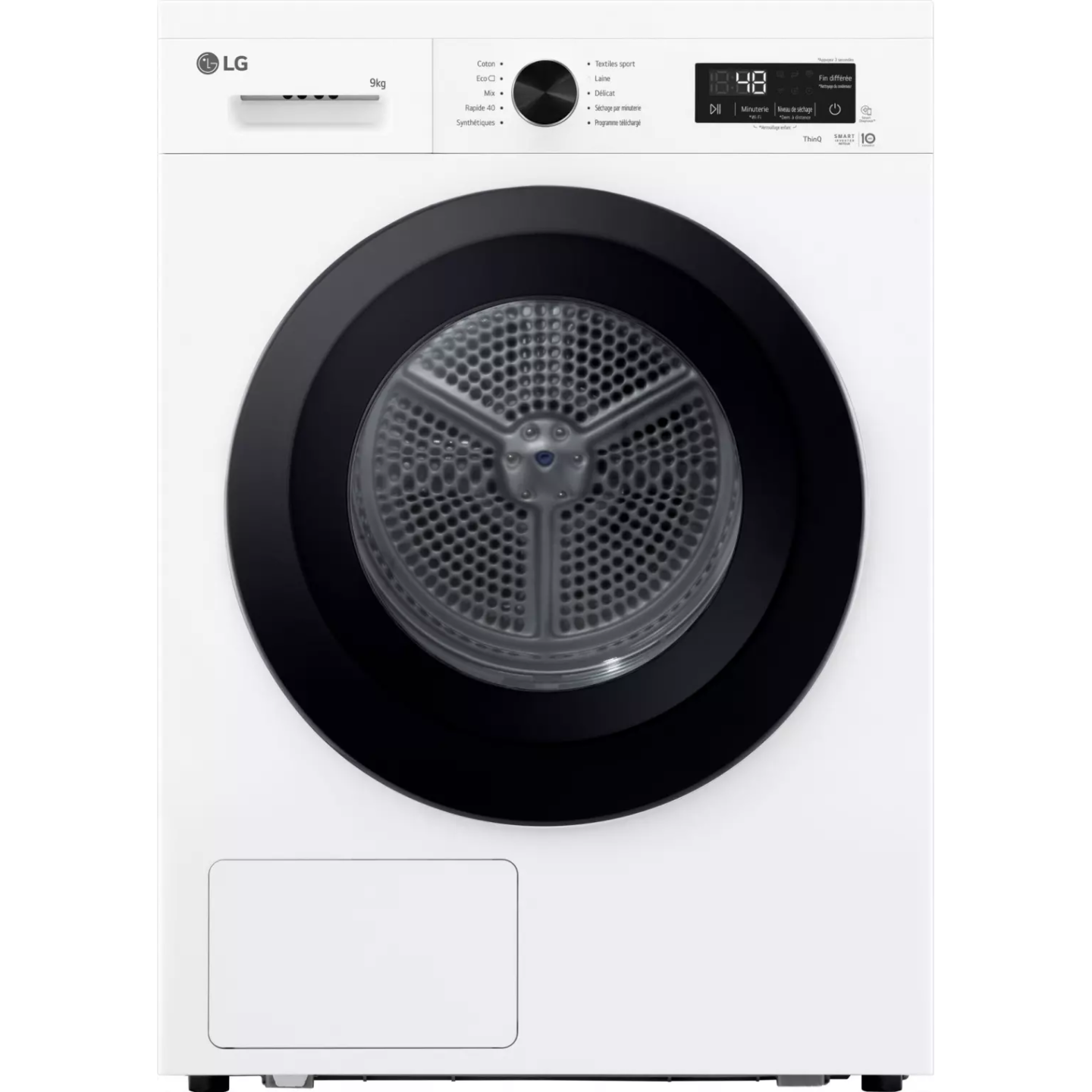 Sèche-linge pompe à chaleur LG RH9B15WH 9 kg Wi-Fi | Nimestore