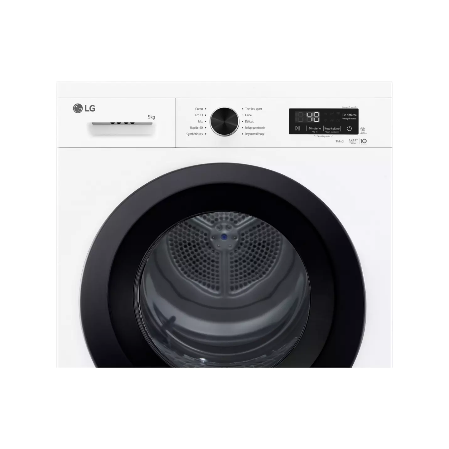 Sèche-linge pompe à chaleur LG RH9B15WH 9 kg Wi-Fi | Nimestore