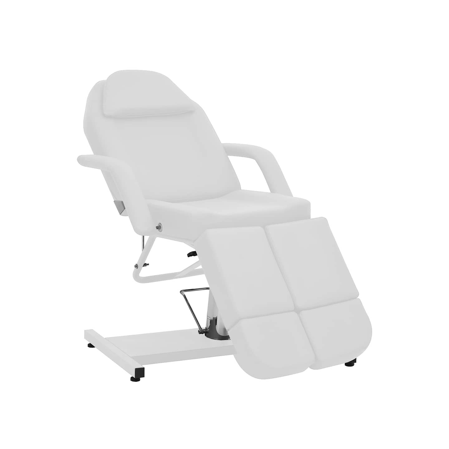 Chaise de traitement de beauté Similicuir Blanc 180x62x78 cm