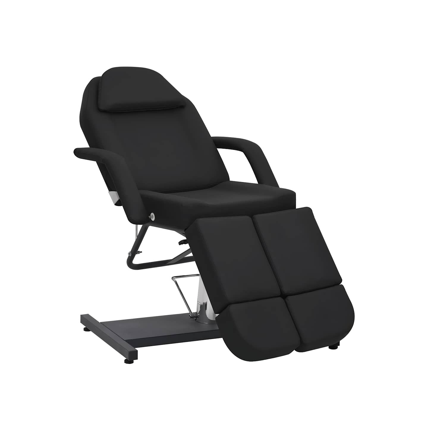 Chaise de traitement de beauté Similicuir Noir 180x62x78 cm