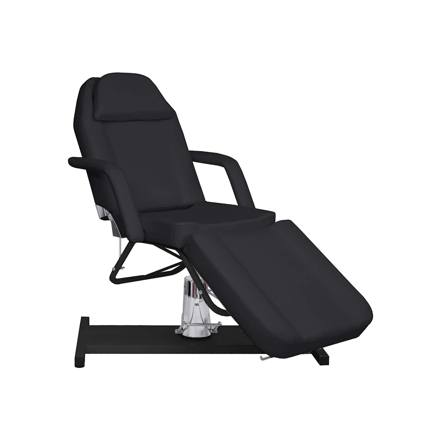 Table de massage Noir 180x62x(87-112) cm