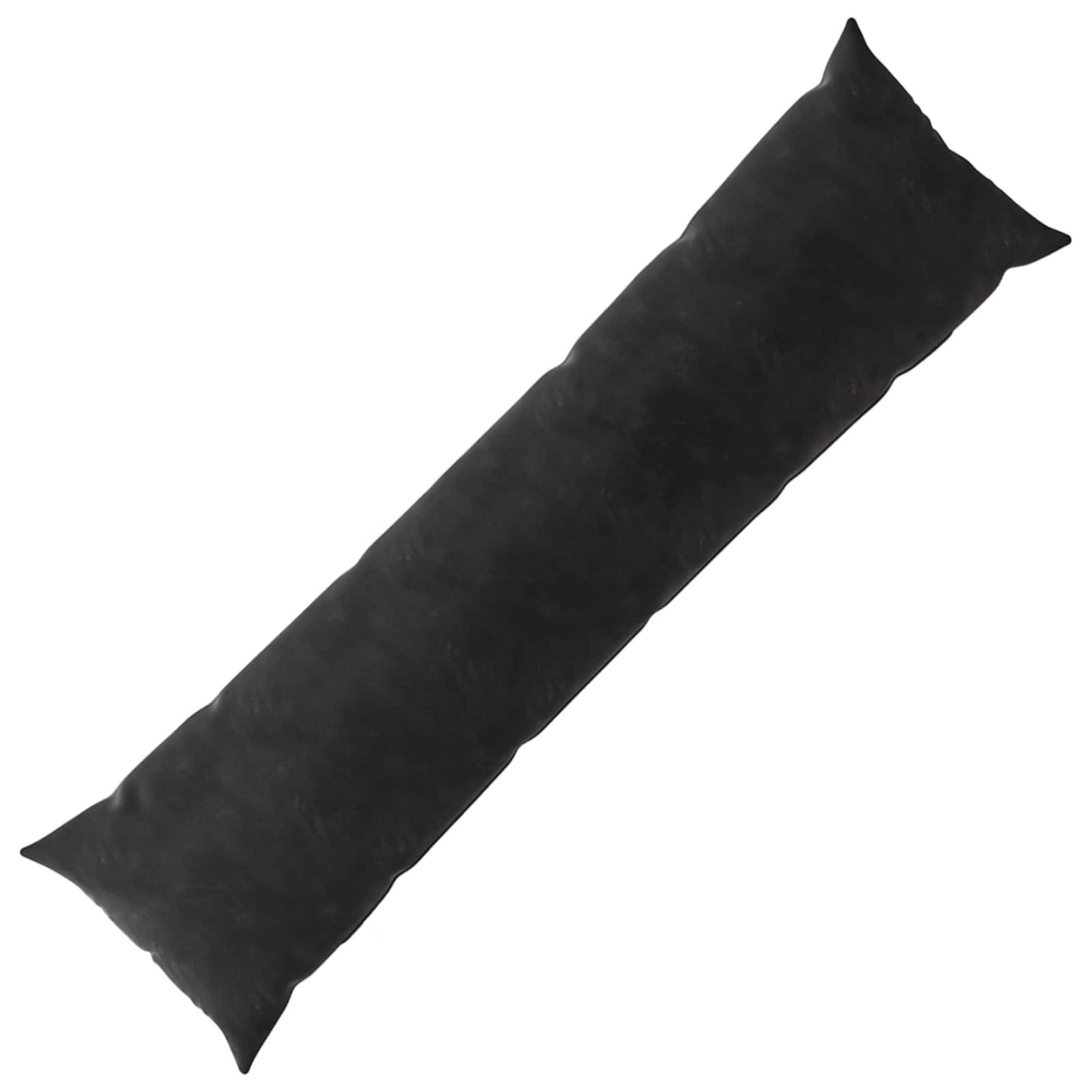 Coussin avec oreiller HEERLEN Noir 40 x 145 cm Velours