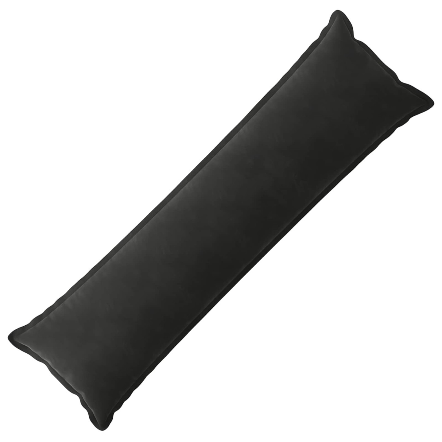 Coussin avec oreiller HOUTEN Noir 40 x 145 cm Fløjl