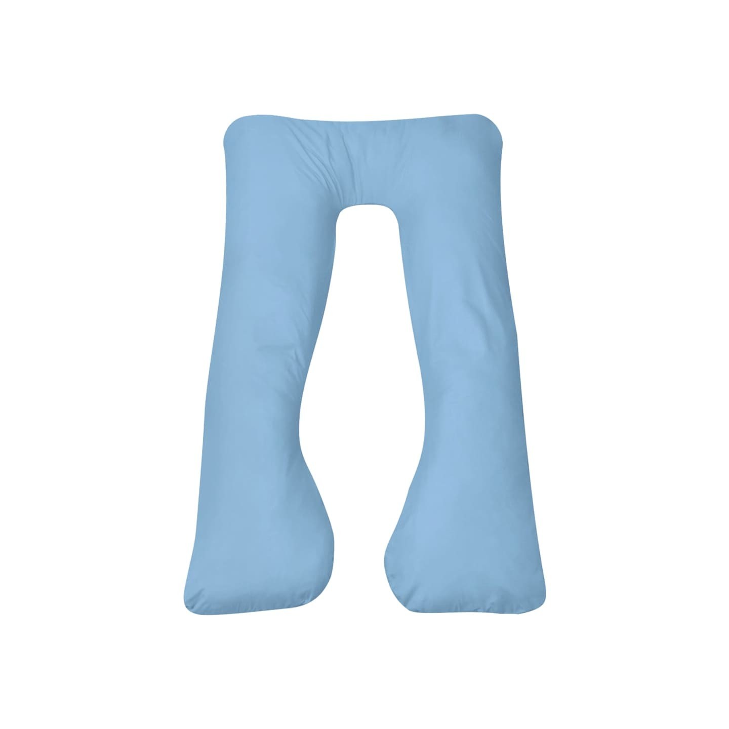 Coussin de grossesse 90 x 145 cm Bleu clair
