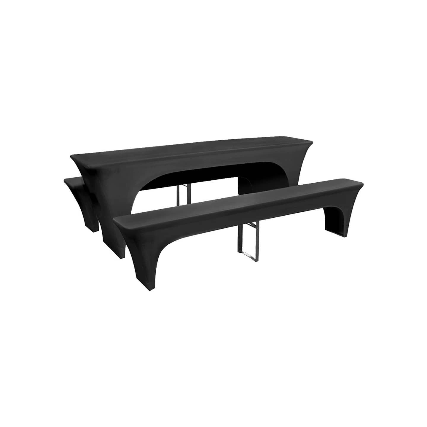 Housse pour table de pique-nique/bancs 3 pièces Anthracite