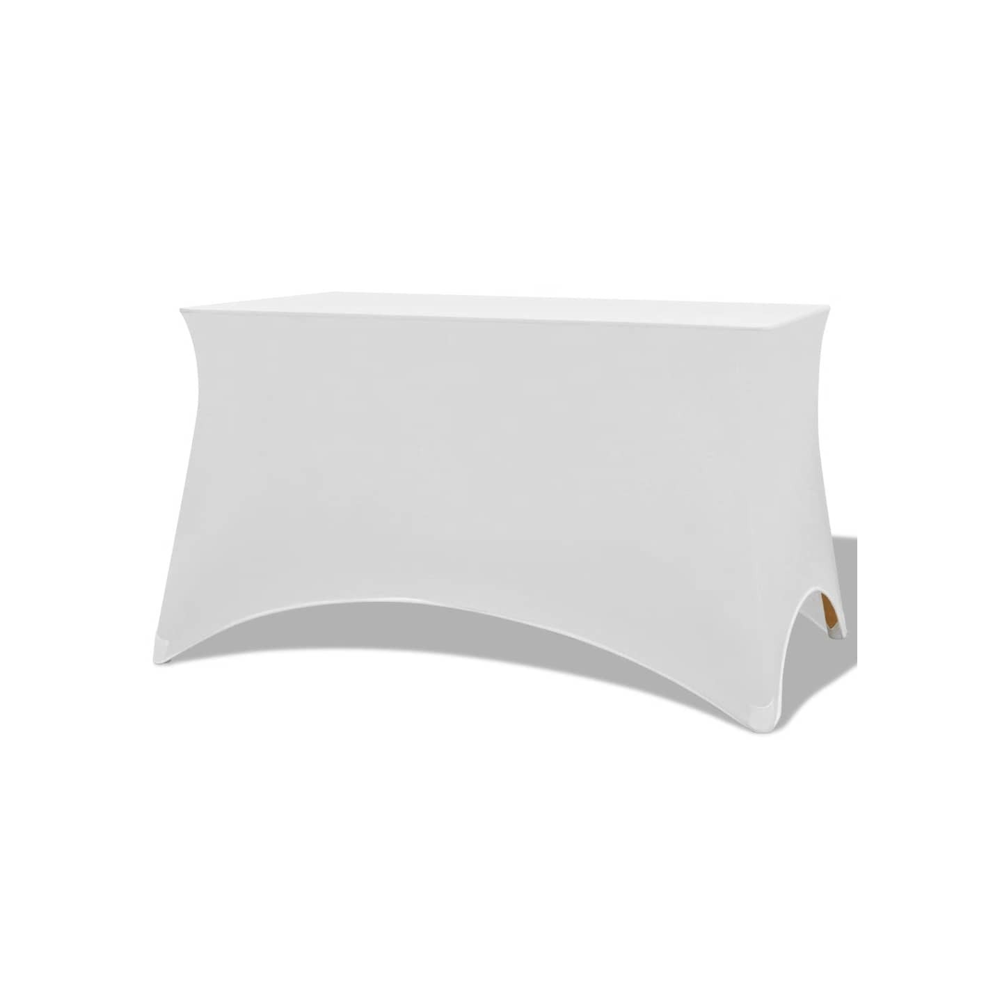 Housses extensibles pour table 2 pièces 243 x 76 x 74cm Blanc