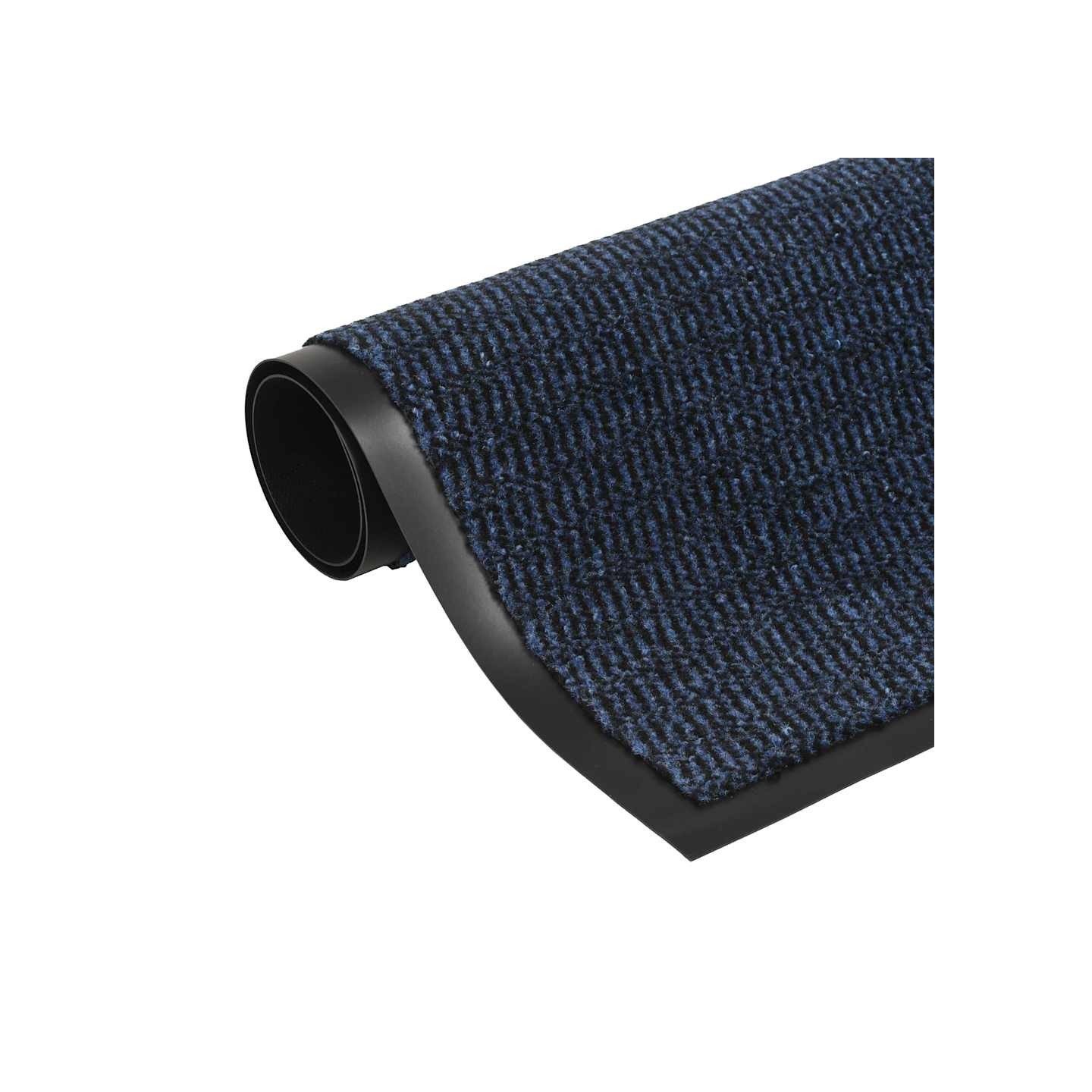 Paillasson rectangulaire 120 x 180 cm Bleu