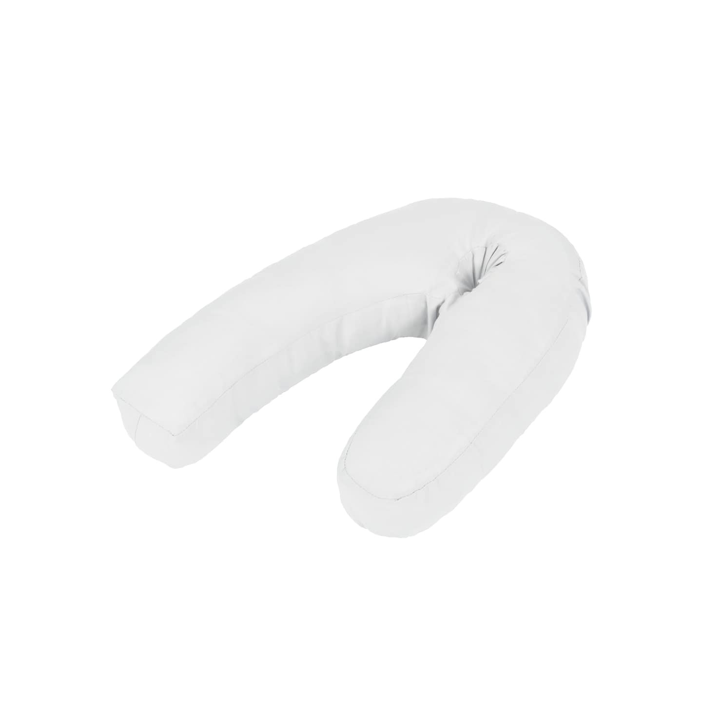 Coussin de grossesse en forme de J 54x(36-43) cm Blanc