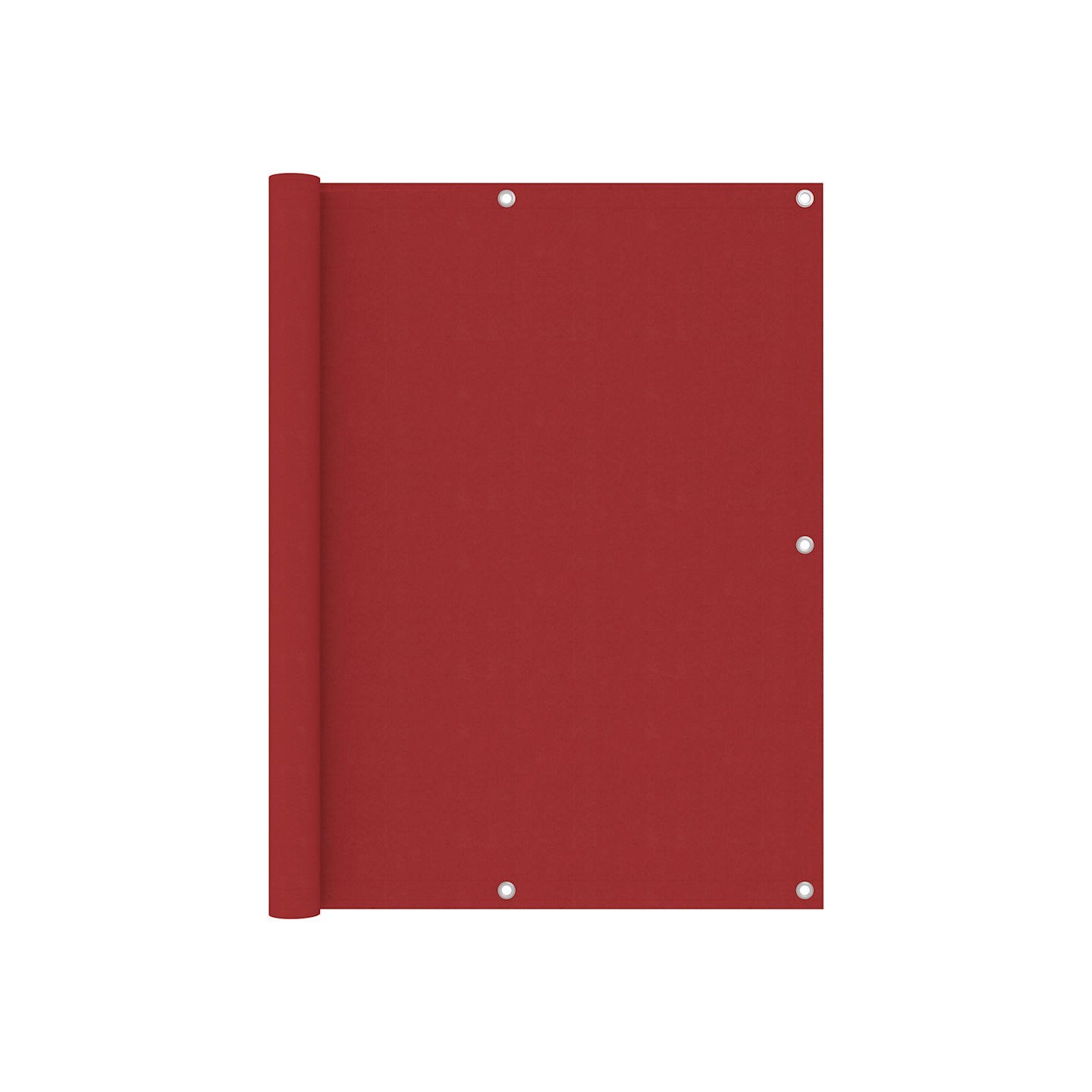 Écran de balcon Rouge 120x500 cm Tissu Oxford