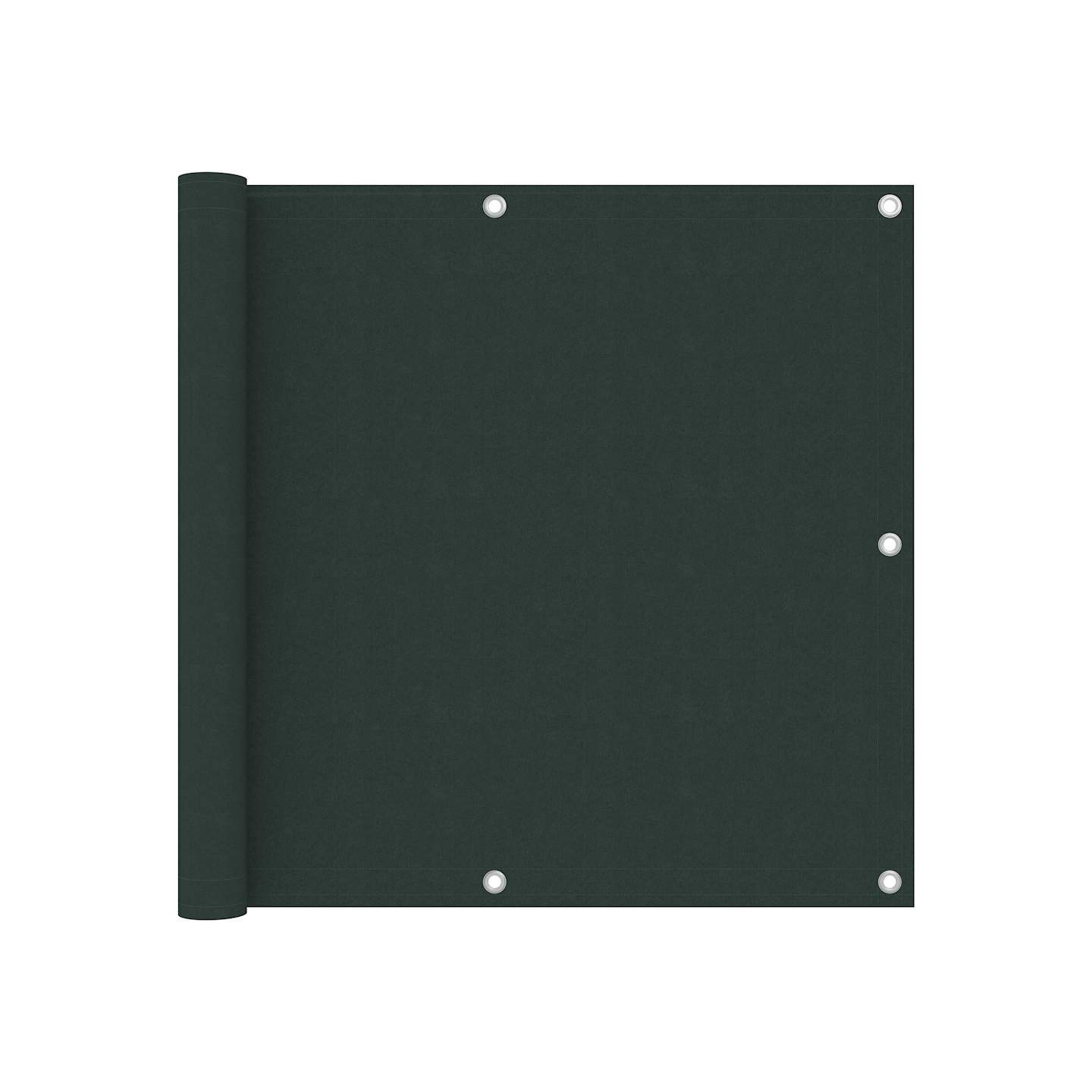 Écran de balcon Vert foncé 90x300 cm Tissu Oxford