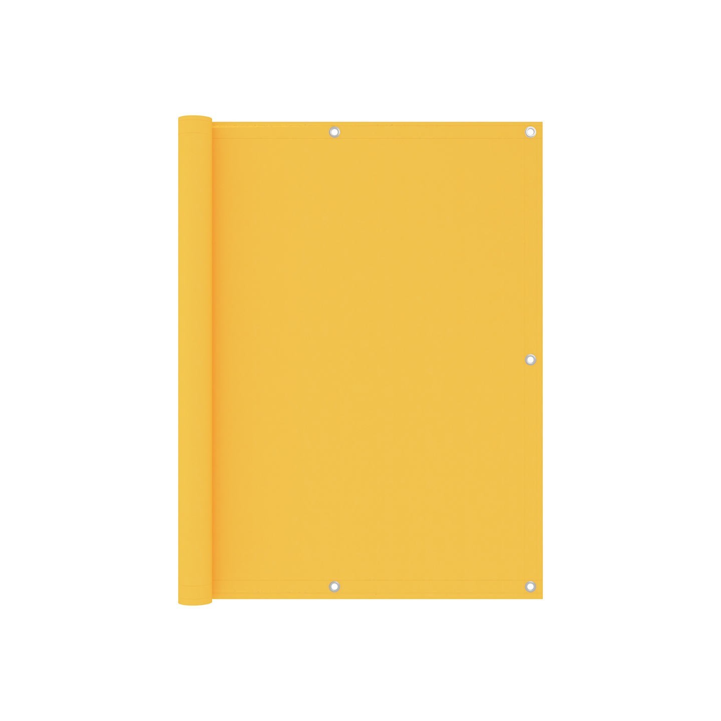 Écran de balcon Jaune 120x500 cm Tissu Oxford