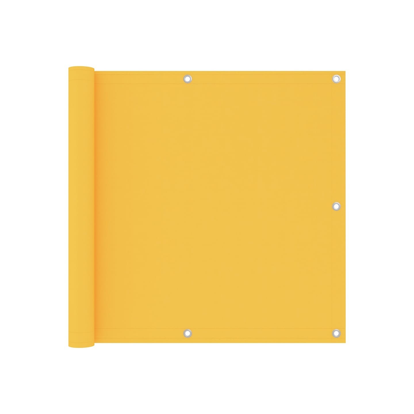 Écran de balcon Jaune 90x400 cm Tissu Oxford