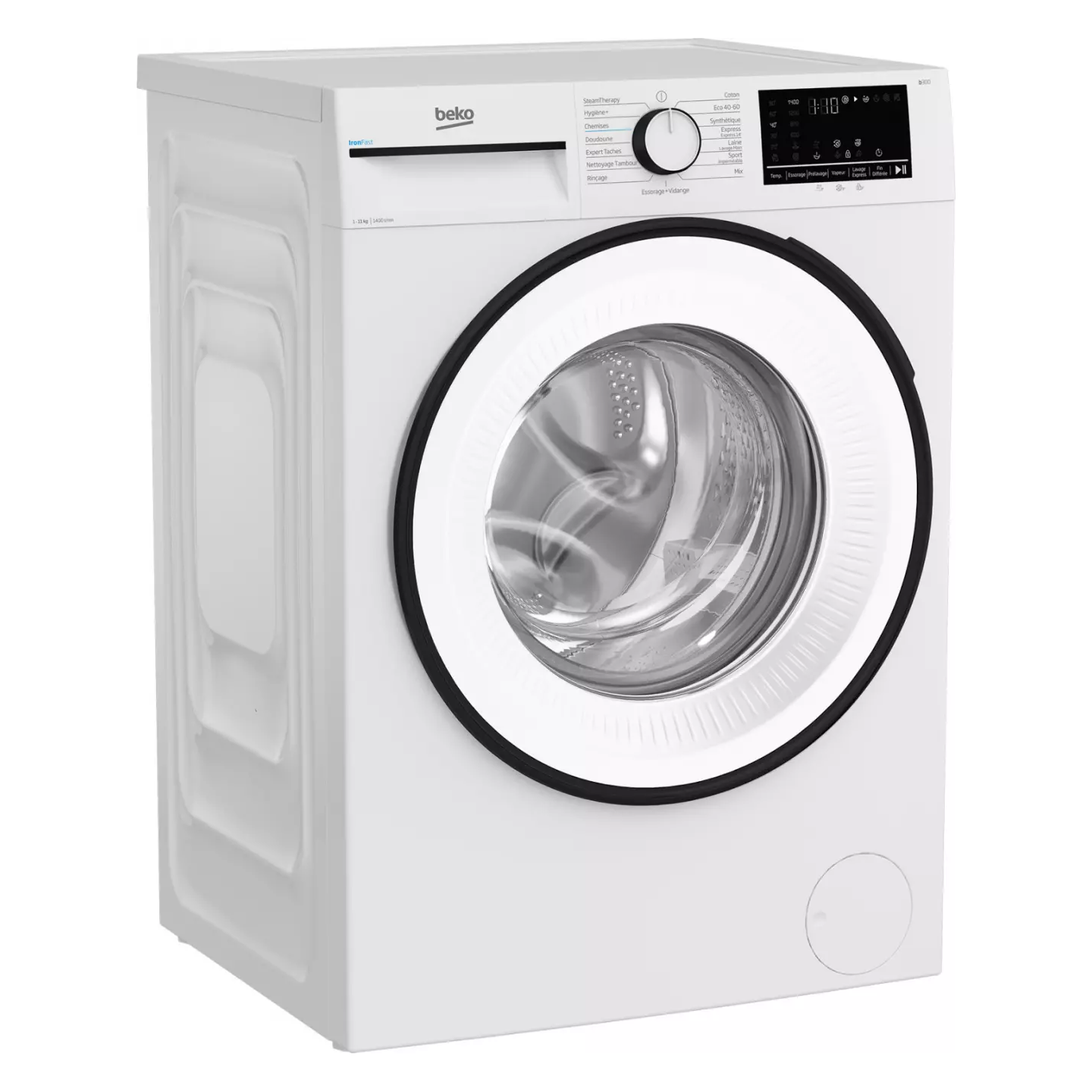 Lave-linge Beko B3WFT51140W 11 kg 1400 tr vapeur | Nimestore