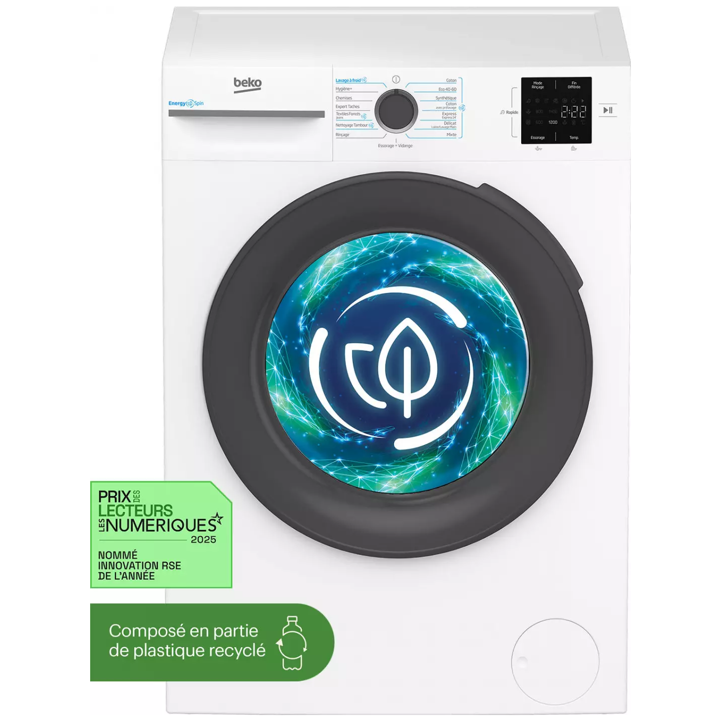 Lave-linge Beko BM14WFU39410 9 kg 1400 tr EnergySpin | Nimestore