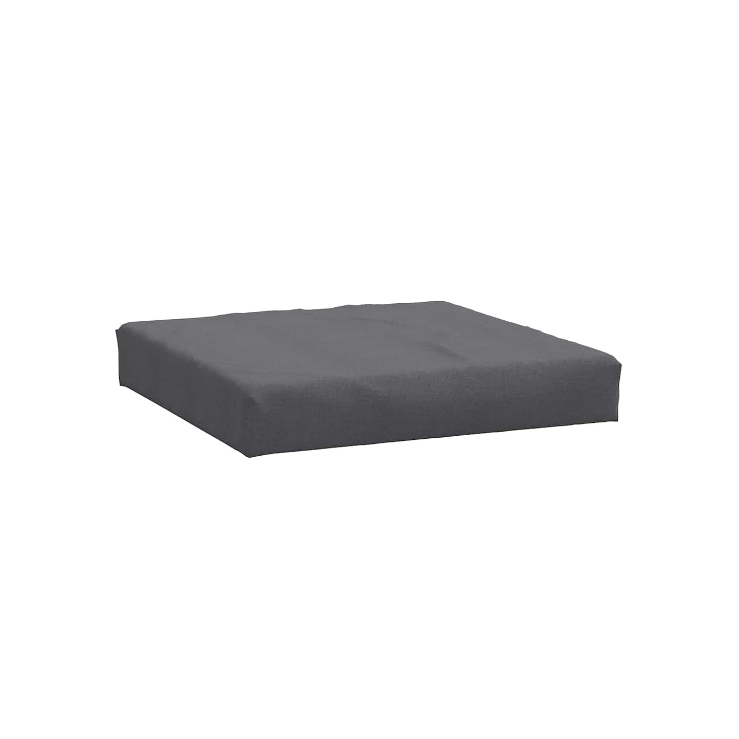 Coussin de palette anthracite mélangé 60x60x9,5 cm tissu
