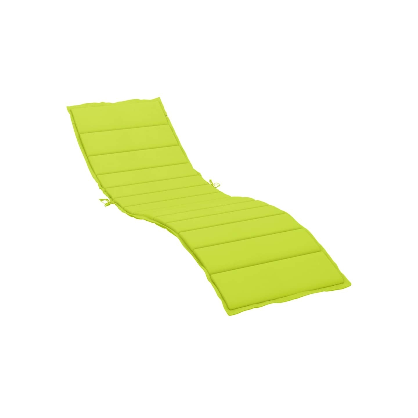 Coussin de chaise longue vert vif 200x60x3 cm tissu oxford