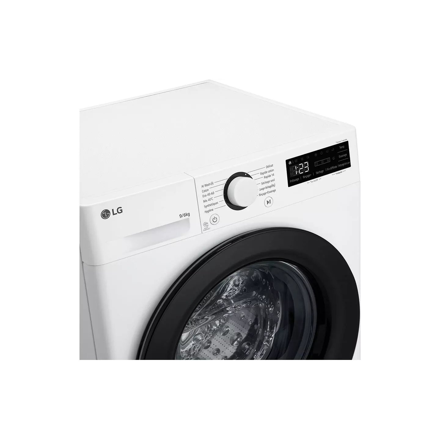 Lave-linge séchant LG F964R35WRS 9/6 kg AI Direct Drive | Nimestore