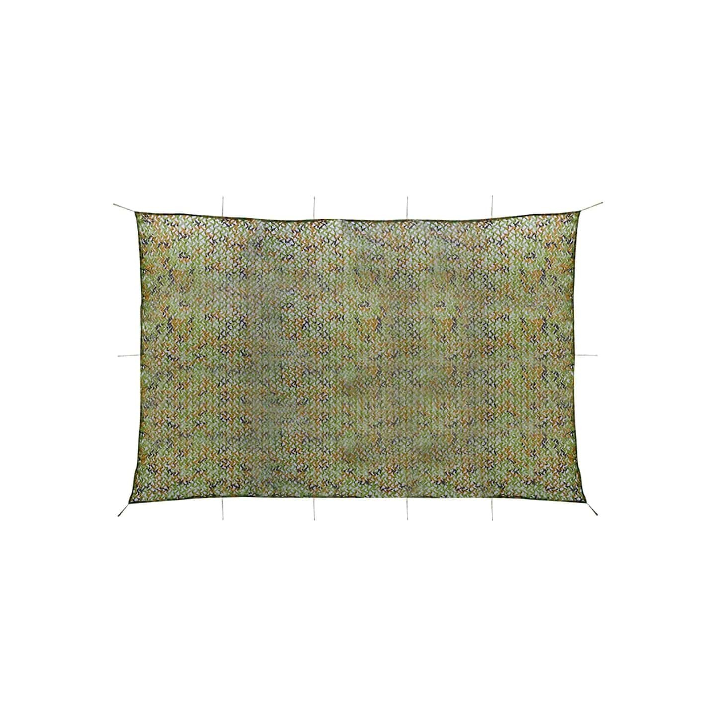 Filet de camouflage avec sac de rangement 4x5 m Vert