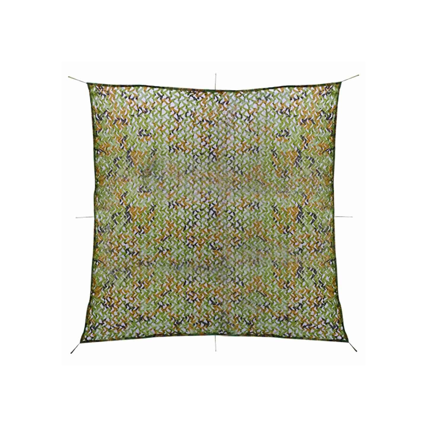 Filet de camouflage avec sac de rangement 5x5 m Vert