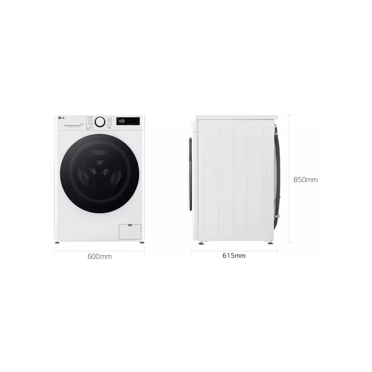 Lave-linge LG F34R50WHS 13 kg 1400 tr/min AI Direct Drive | Nimestore