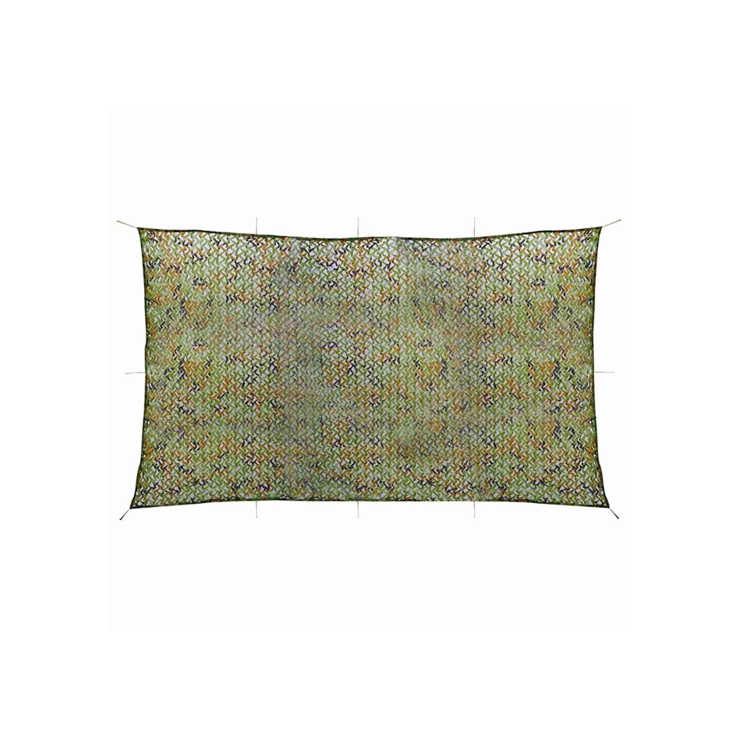 Filet de camouflage avec sac de rangement 3x6 m Vert