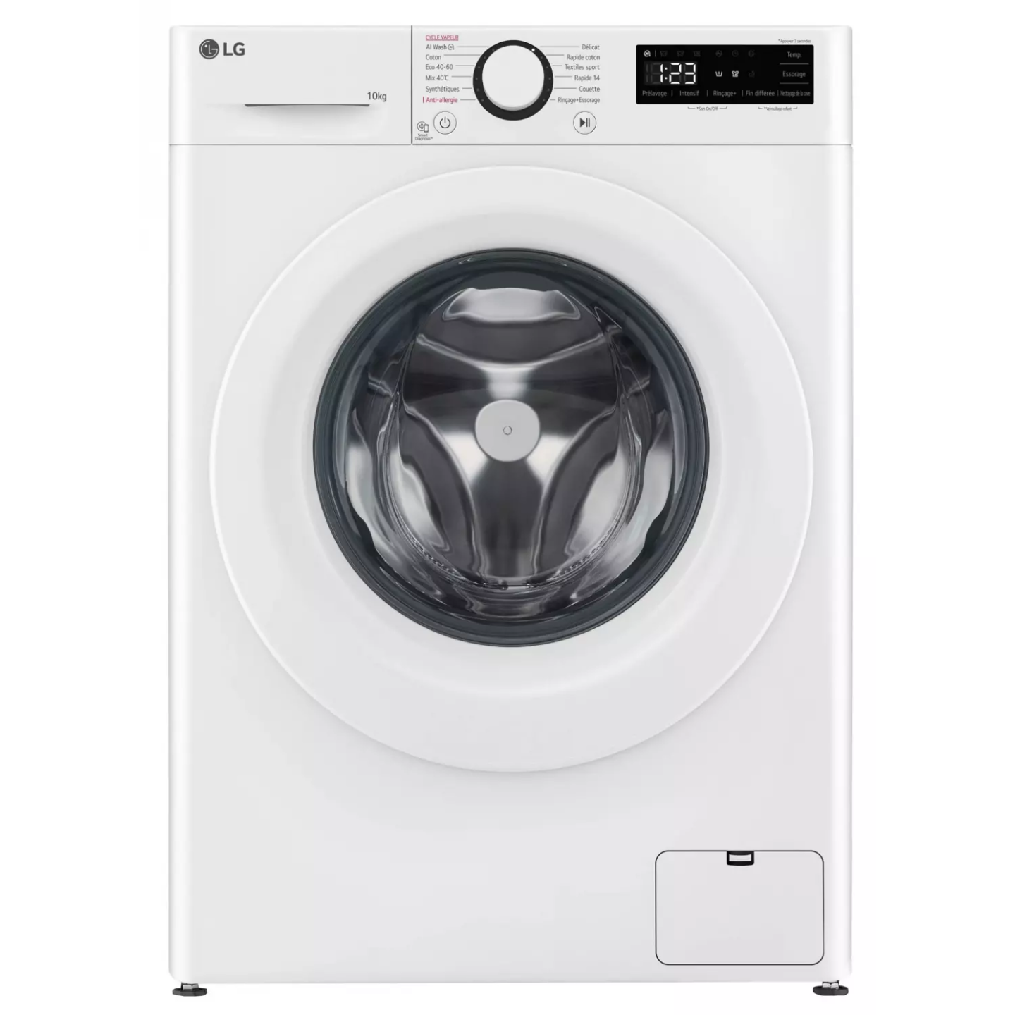 Lave-linge LG F14R33WHS 10 kg 1400 tr/min AI Direct Drive | Nimestore