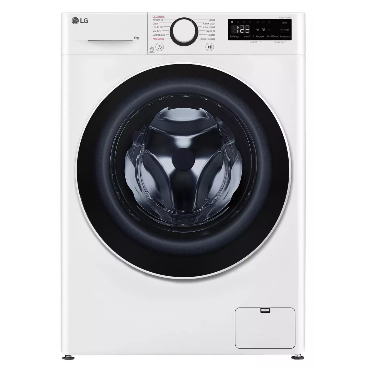 Lave-linge LG F94R50WHS 9 kg 1400 tr/min vapeur | Nimestore