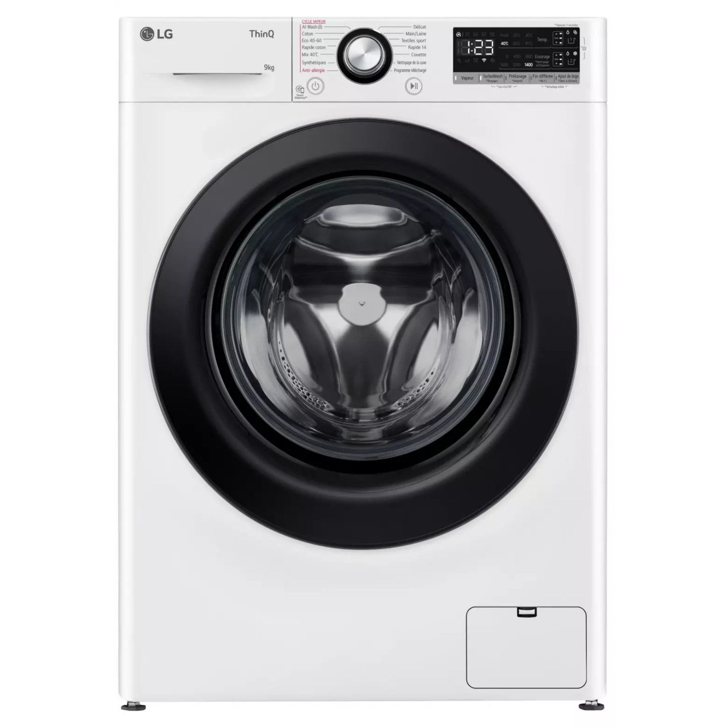 Lave-linge LG F94R35WHSA 9 kg ezDispense TurboWash | Nimestore
