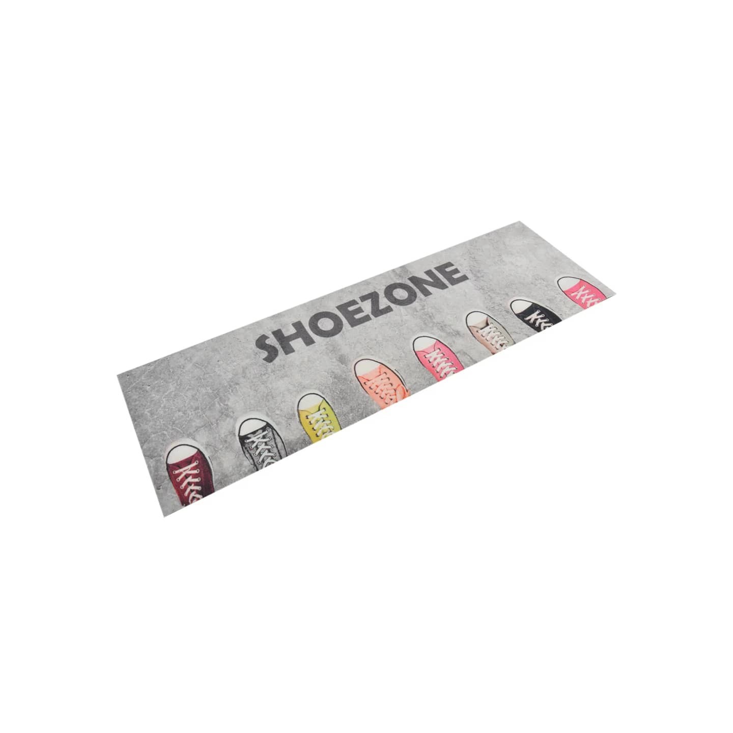 Tapis de cuisine lavable impression shoezone 60x180 cm velours