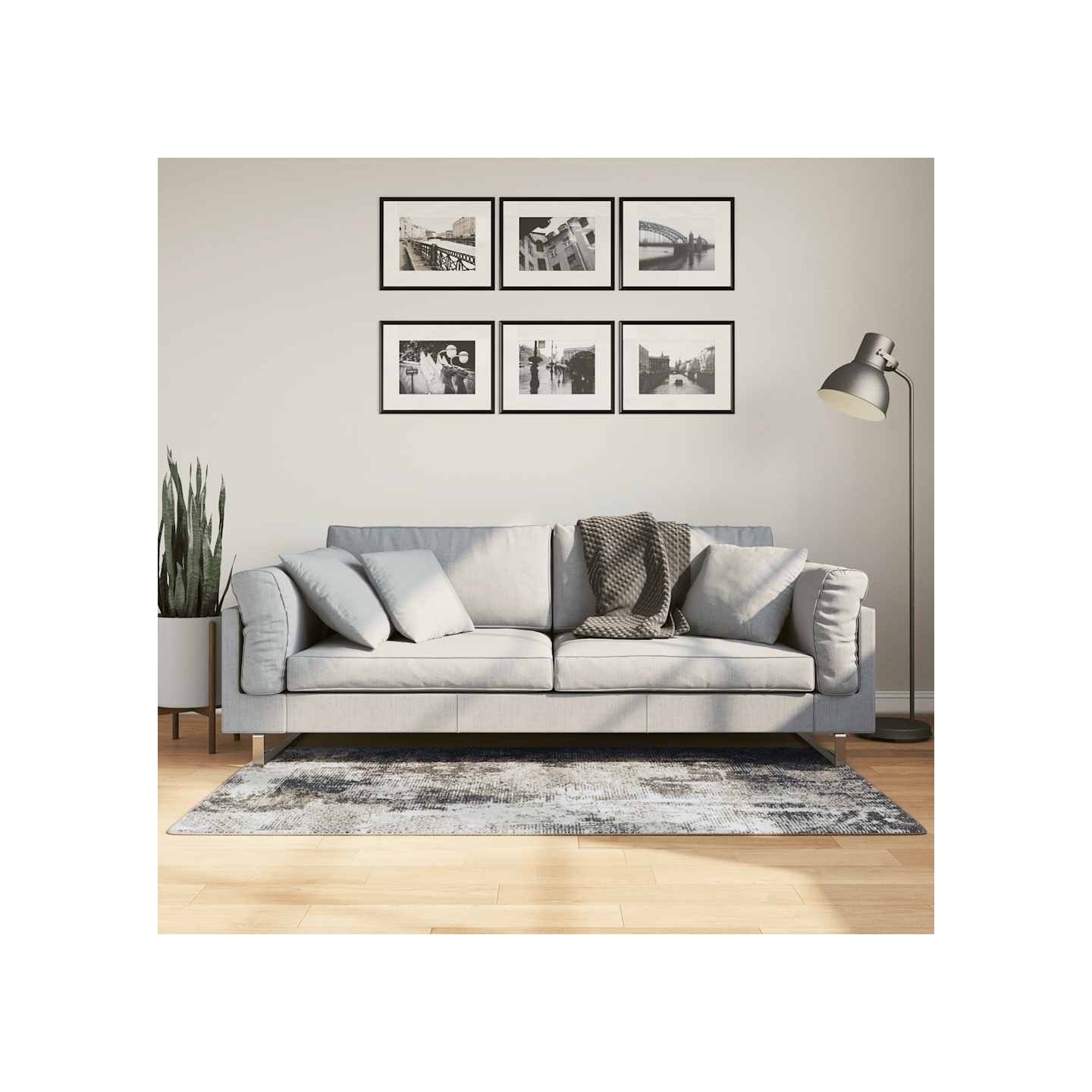 Tapis lavable multicolore 80x150 cm