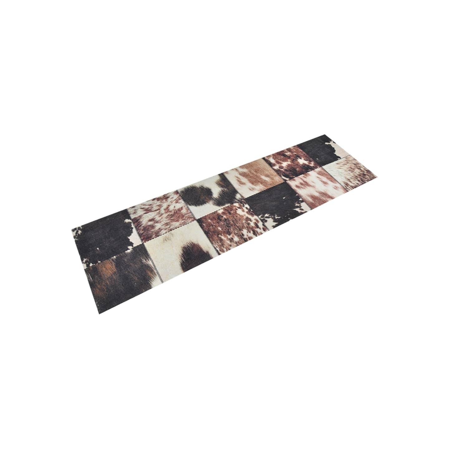 Tapis de cuisine lavable impression peau d'animal 45x150 cm