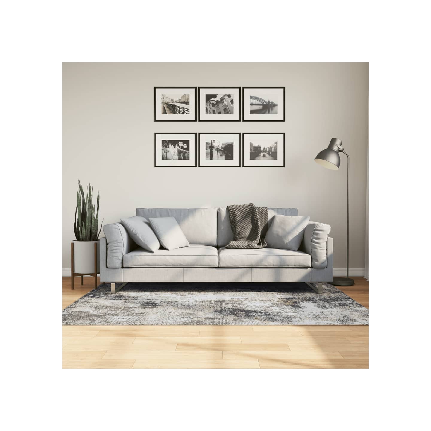 Tapis lavable multicolore 120x180 cm